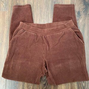 Land Ends corduroy high rise leggings Size M